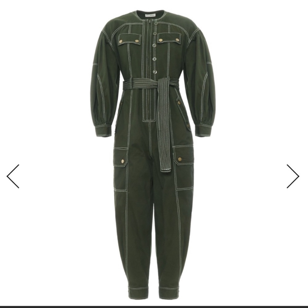 Dark green Ulla Johnson jumpsuit